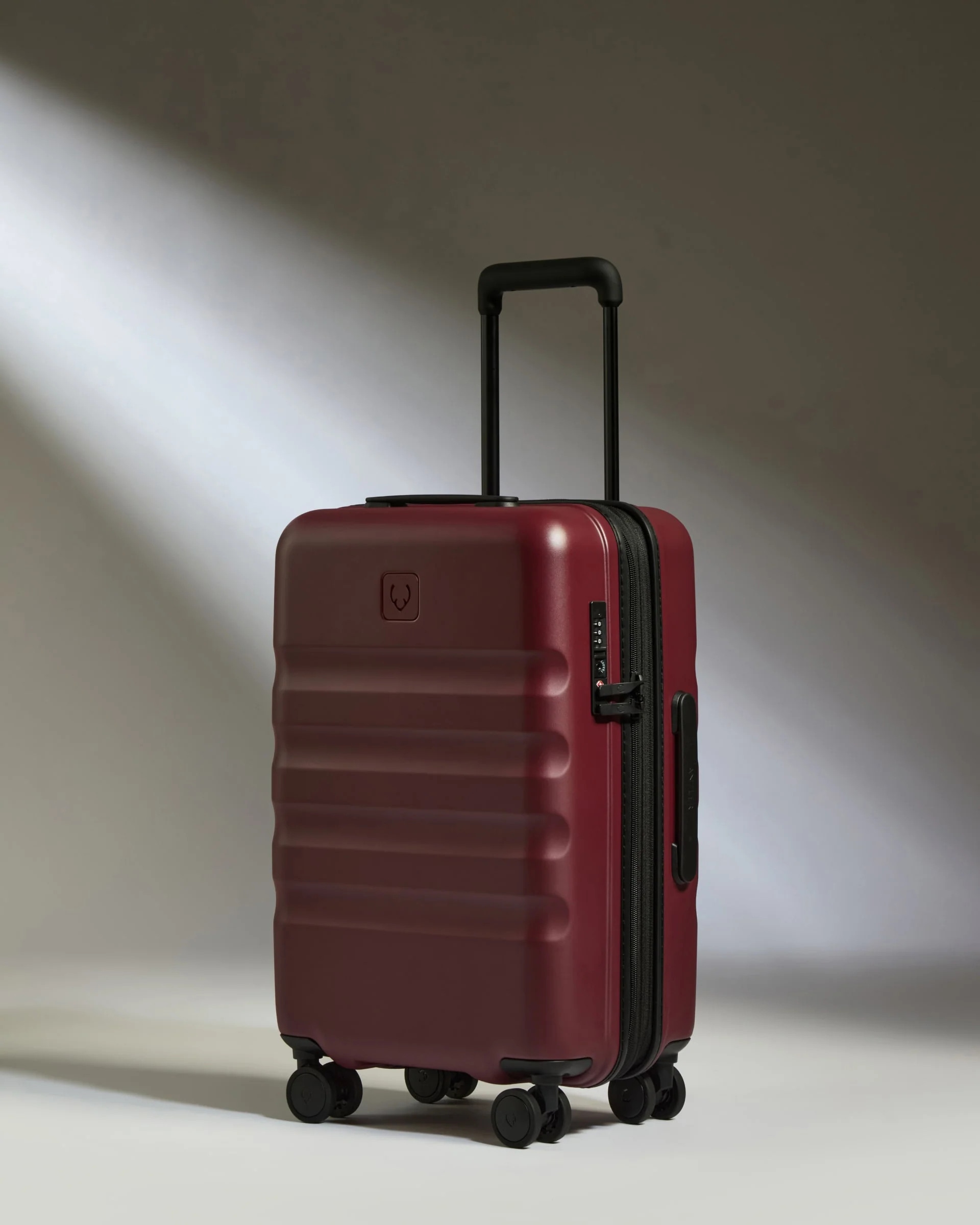 Expandable Carry-on Luggage in Red - Icon Stripe | Lightweight & Hard Shell Suitcase | Antler USA
