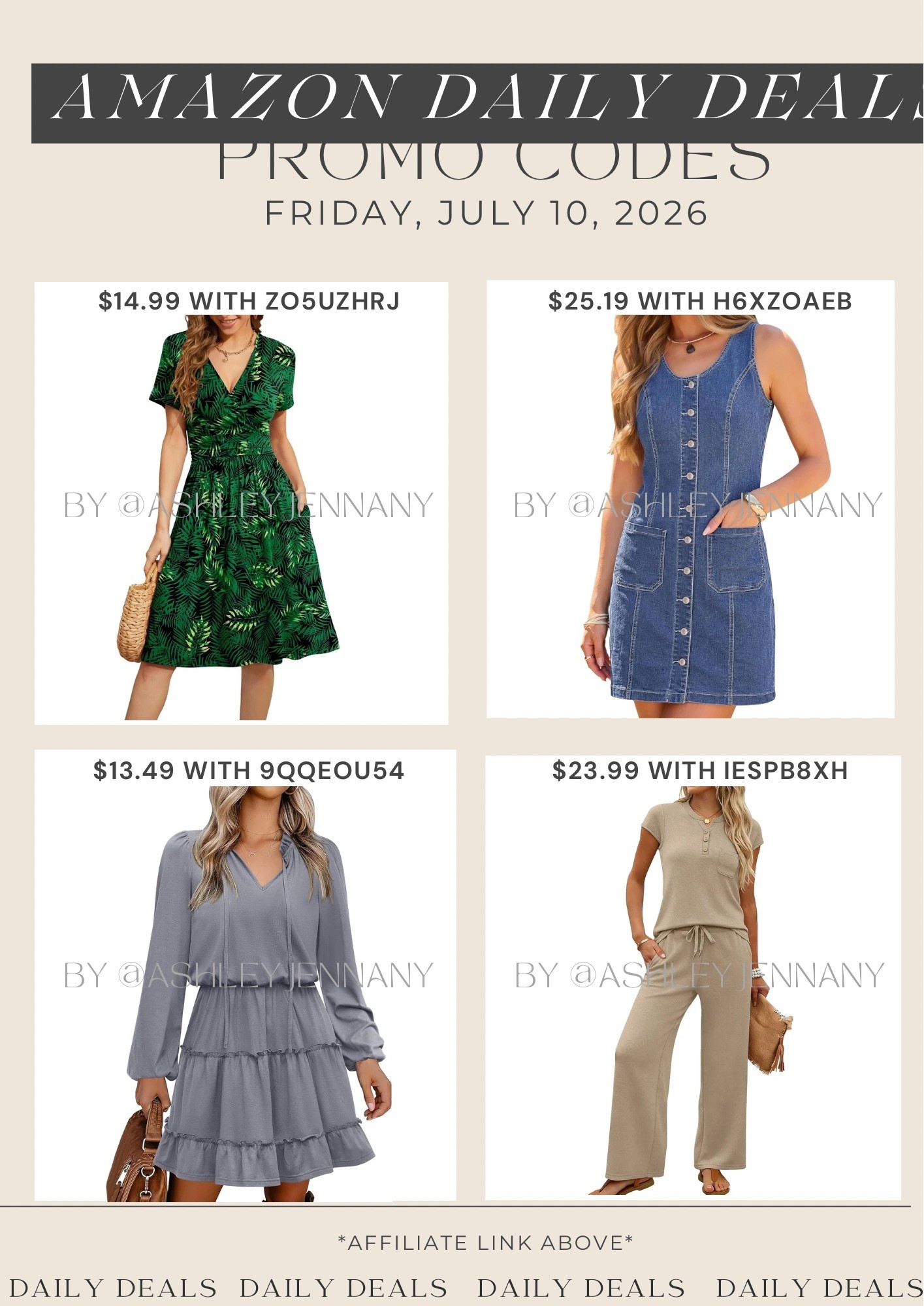 Amazon deals

#LTKSaleAlert #LTKMidsize #LTKSeasonal