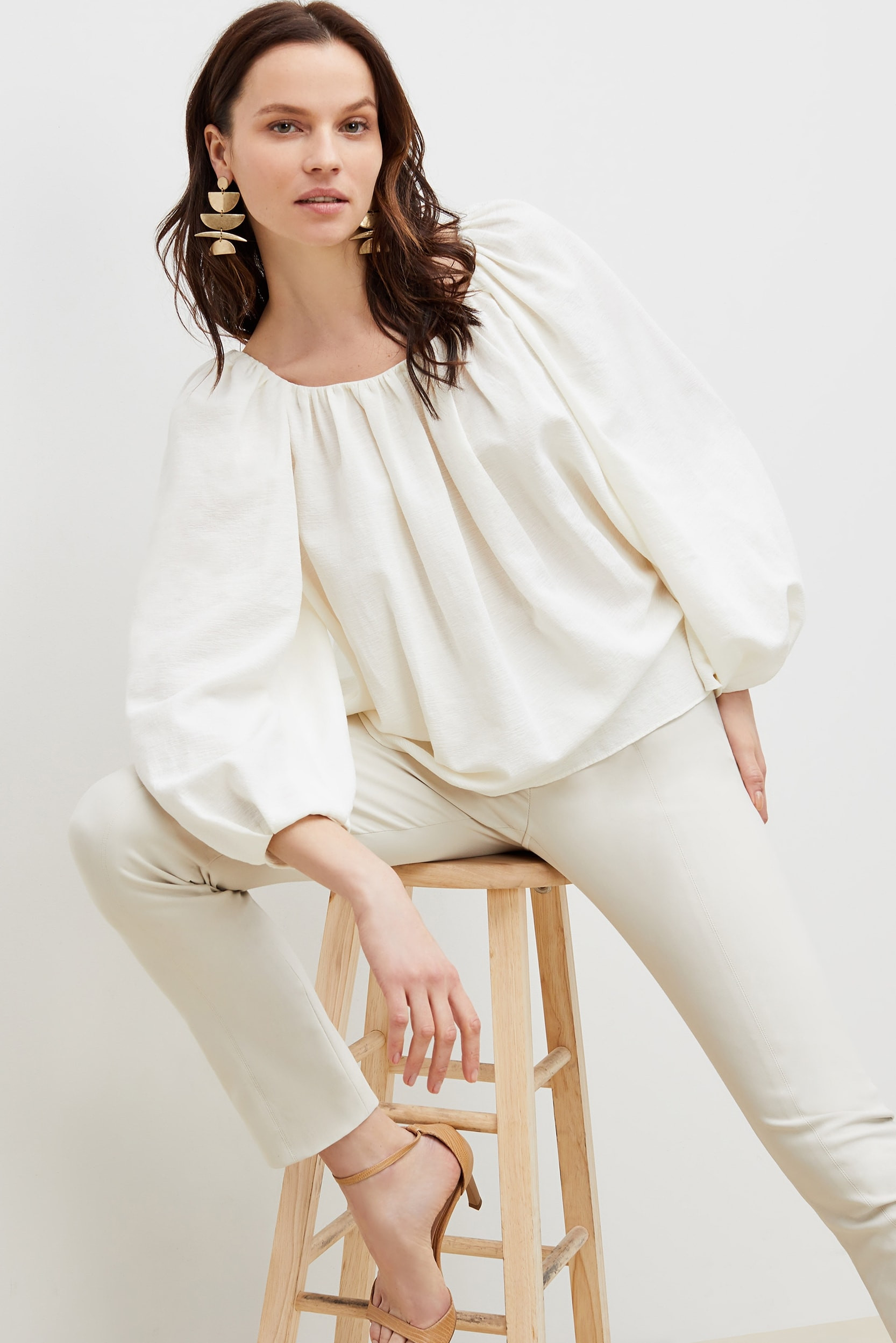 The Camilla Top—Textured Voile | MM LaFleur