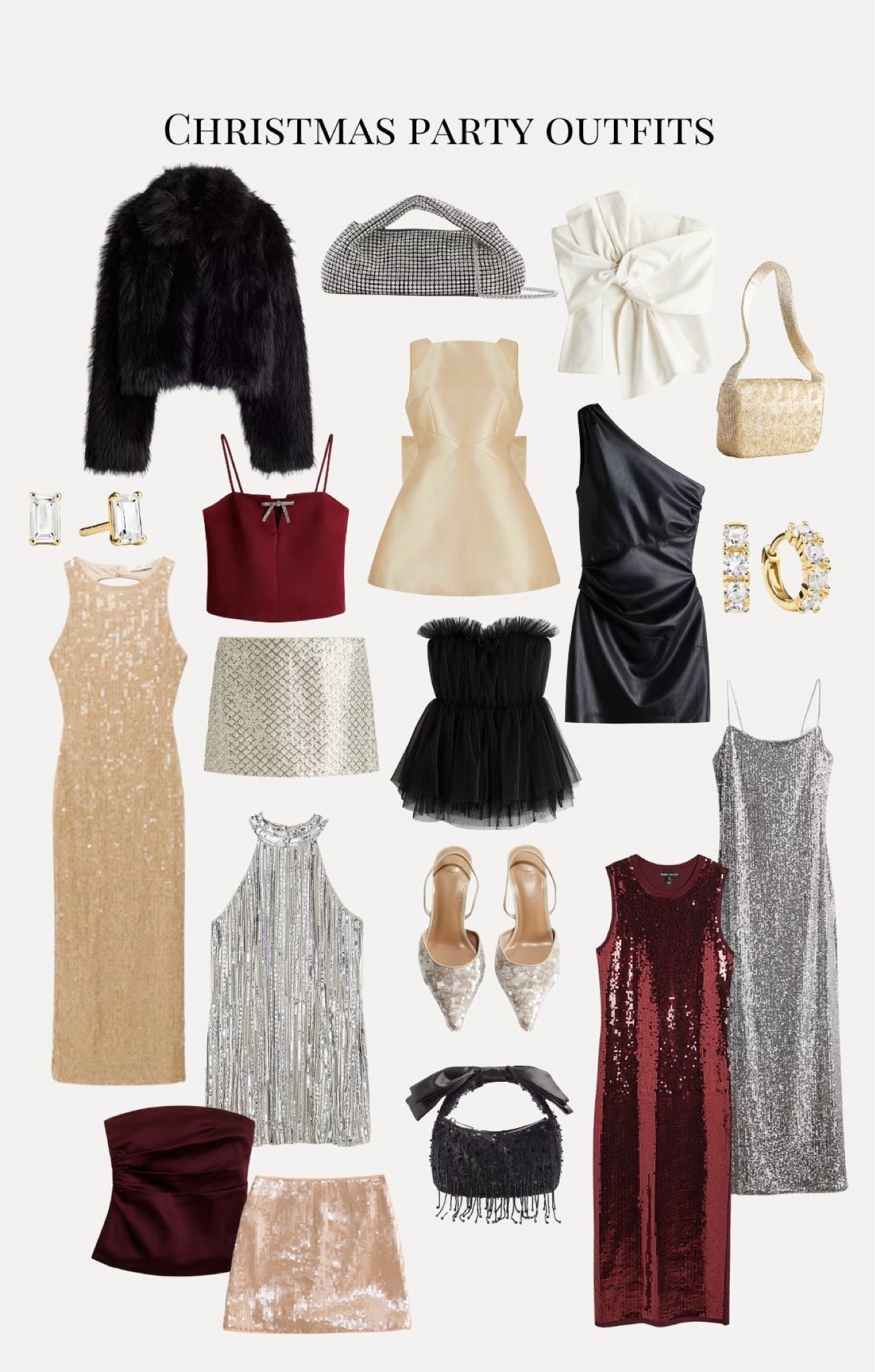 Christmas party outfit ideas 🎄✨

Winter party, office party, NYE, Christmas outfit, sequins, sparkle, bows, maxi dress 

 #LTKwinter #LTKuk #LTKpartywear