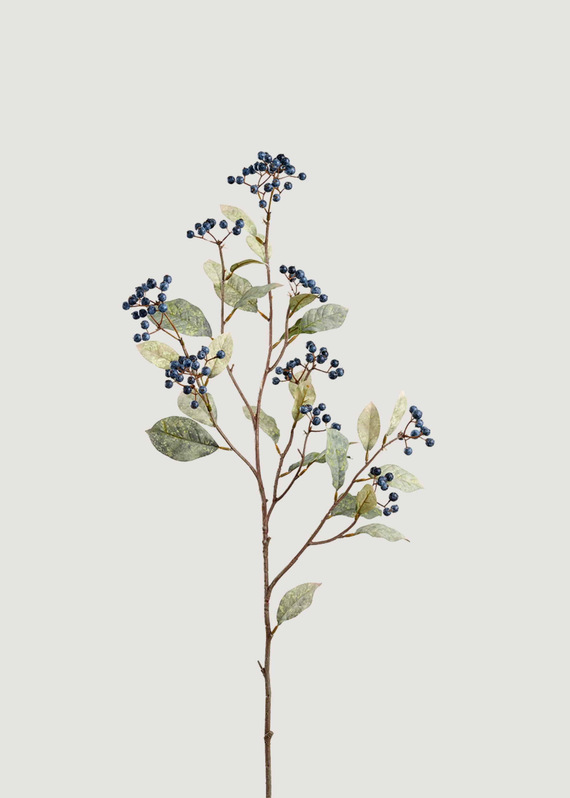 Faux Berry Branch in Blue | Artificial Berries at Afloral | Afloral