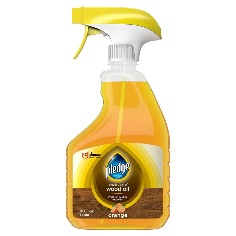 Pledge® Wood Oil, Expert Care™, Trigger, Orange Scent, 16 oz | Walmart (US)