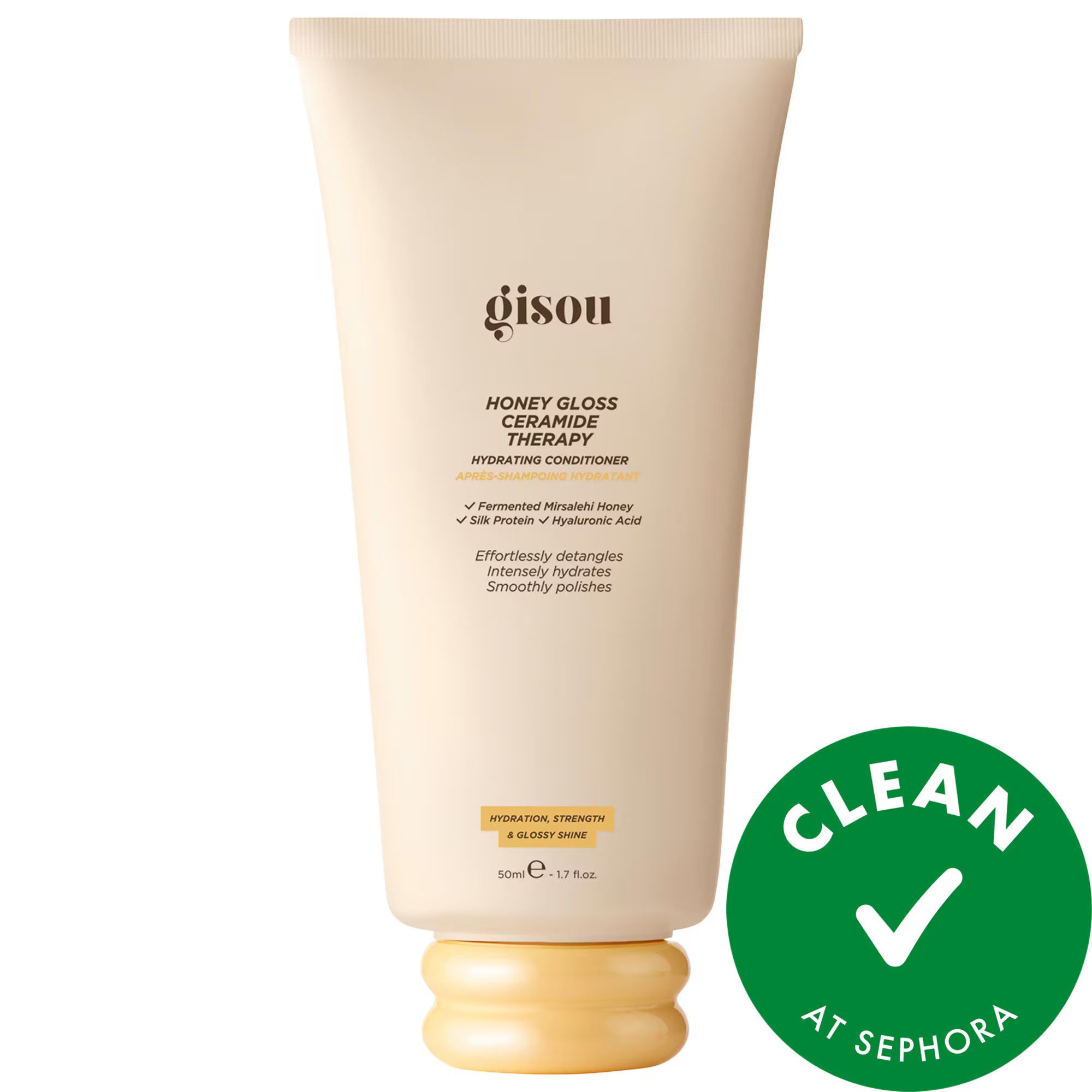 Gisou Mini Honey Gloss Ceramide Therapy Hydrating Conditioner 1.69 oz/50 mL | Sephora (US)