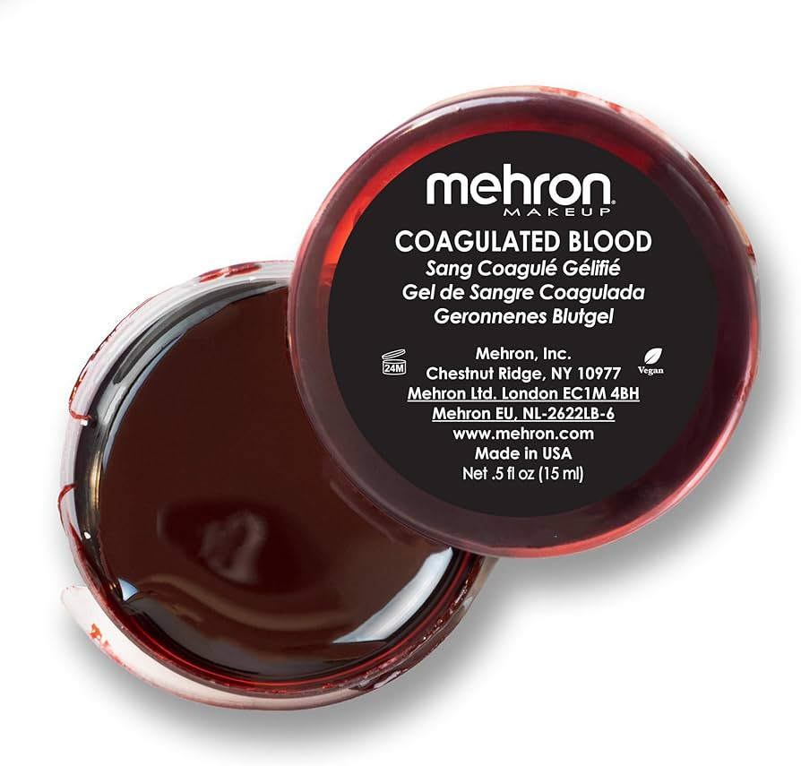 Mehron Makeup Coagulated Blood | Fake Blood Makeup | SFX Makeup for Halloween | 0.5 oz (14 g) | Amazon (US)
