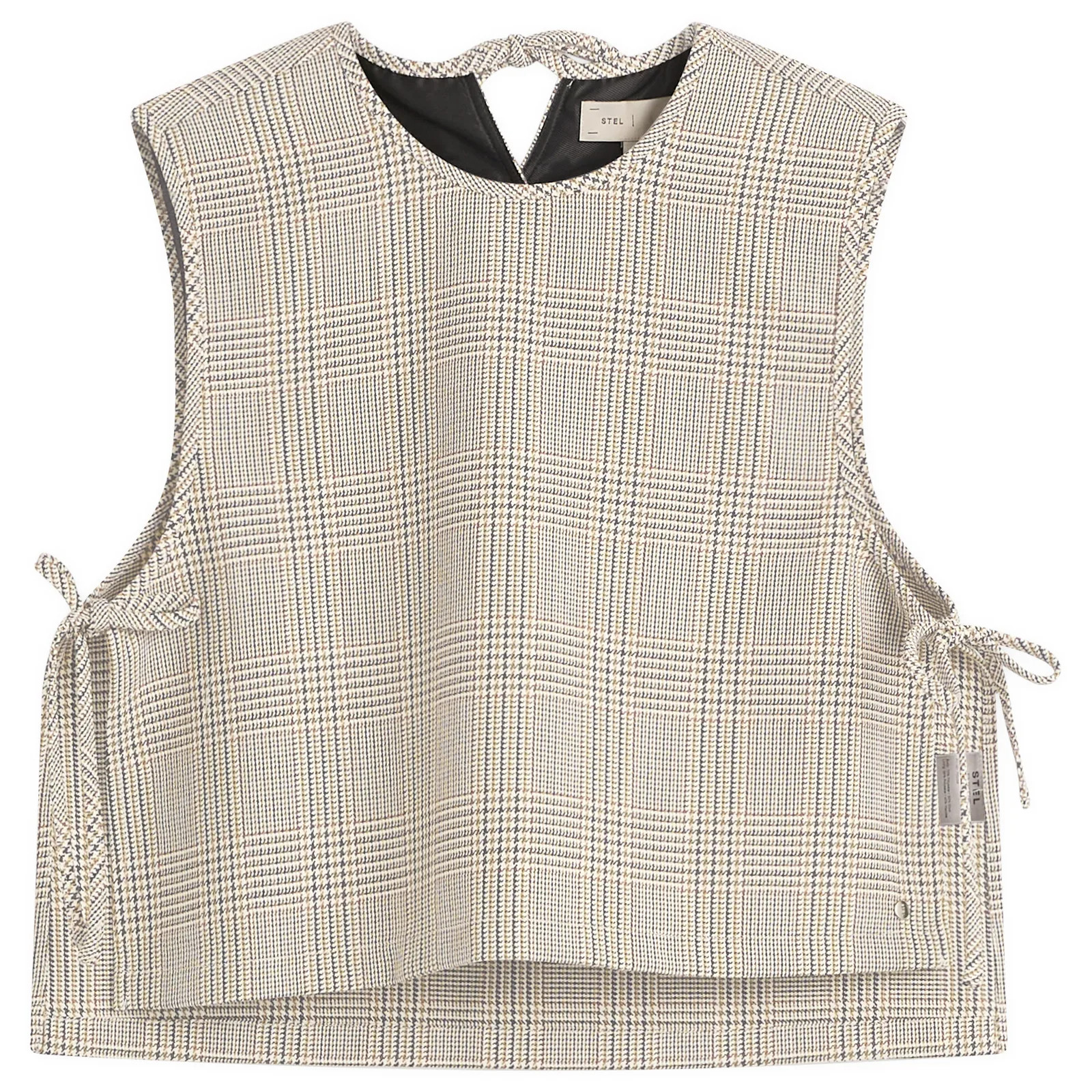 STEL Tie Side Check Tank Top | END. Clothing