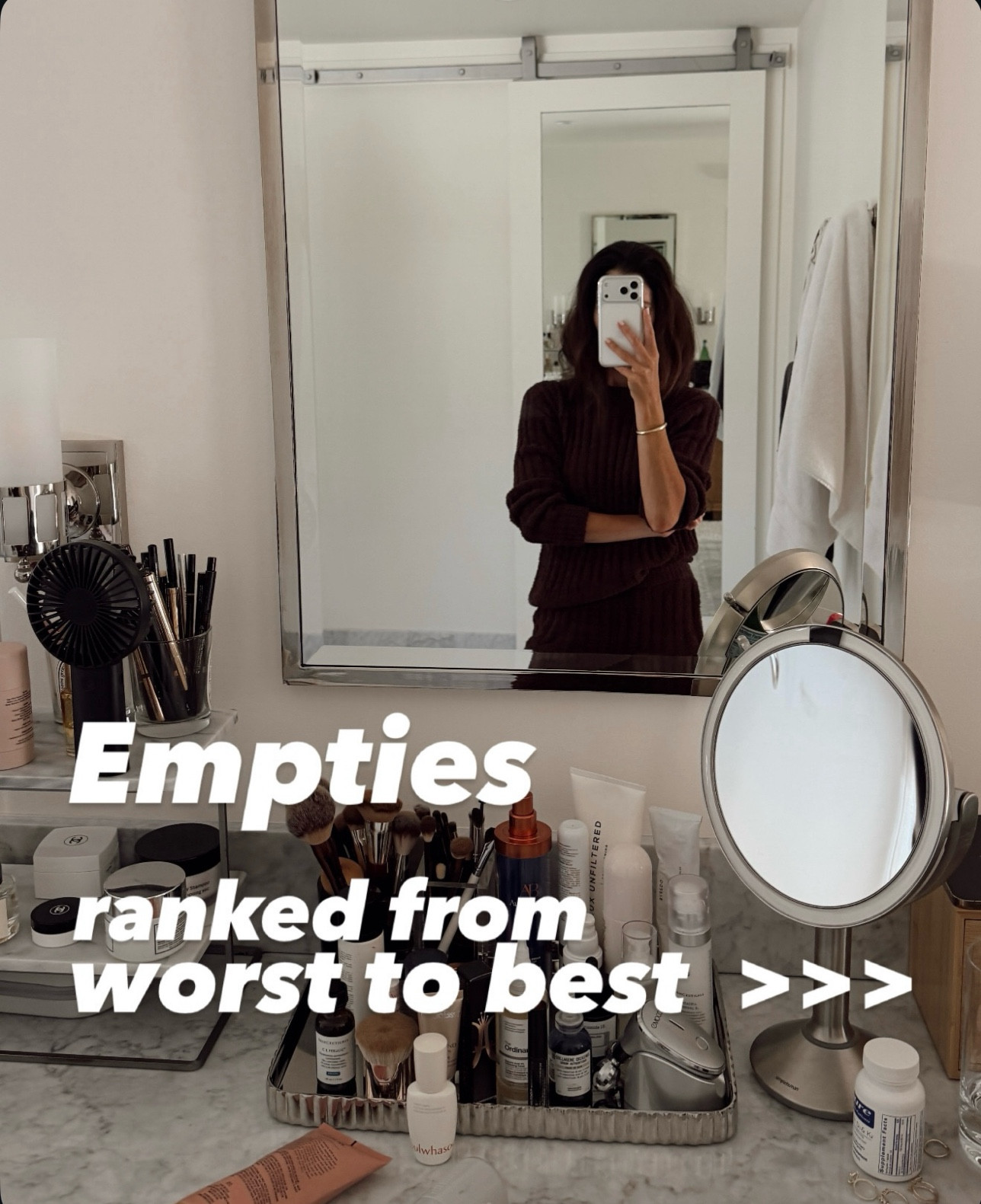 Empties… ranked from worst to best! Some of these I can’t live without 🙌🏼✨