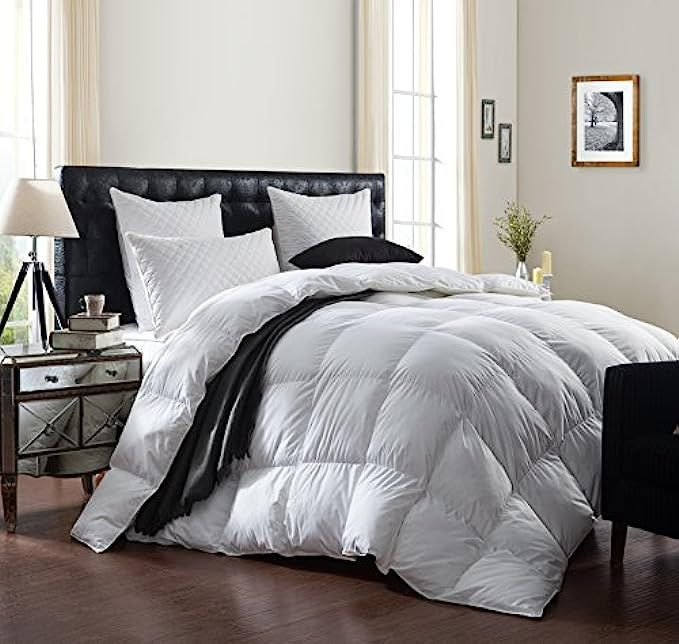 Luxurious 1200 Thread Count Goose Down Comforter Duvet Insert, King Size, 1200TC - 100% Egyptian Cot | Amazon (US)