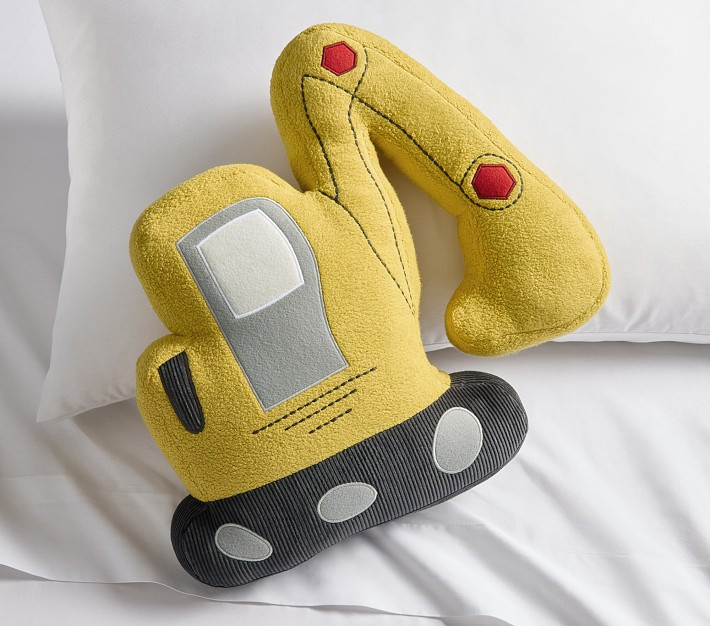 Excavator Pillow | Pottery Barn Kids
