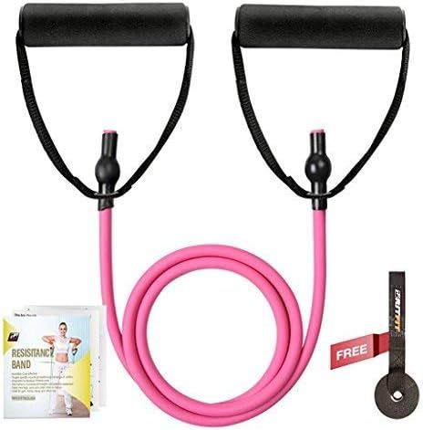 RitFit Single Resistance Exercise Band with Comfortable Handles - Ideal for Physical Therapy, Streng | Amazon (US)