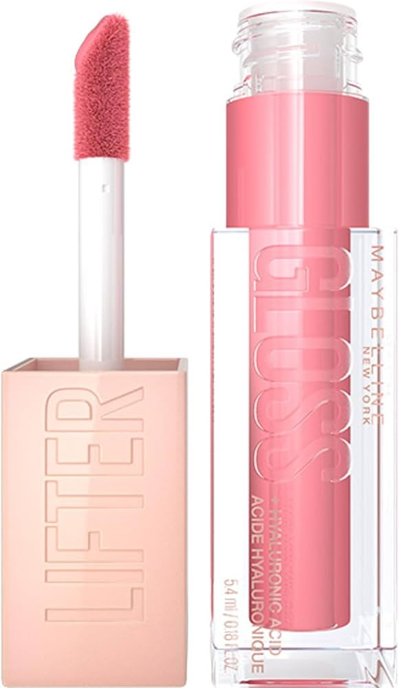 Maybelline New York Lifter Gloss Hydrating Lip Gloss with Hyaluronic Acid, Gummy Bear, Sheer Ligh... | Amazon (US)