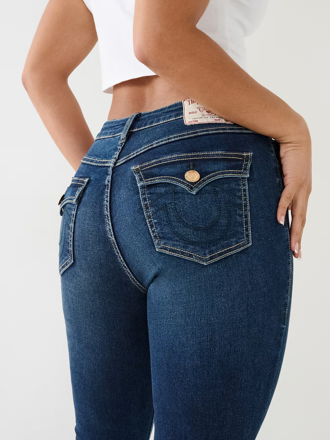 JENNIE MID RISE SINGLE NEEDLE SKINNY JEAN | True Religion