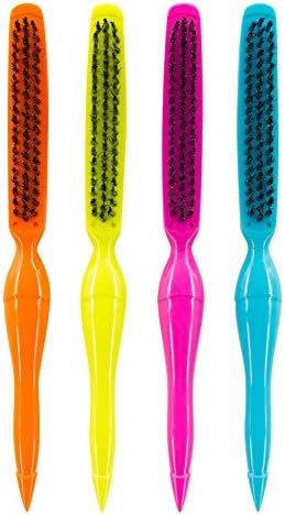 WINSUN Salon Comb Boar&Nylon Bristle Teasing Hair Brush, Three row Teasing Hair Brush for Creatin... | Amazon (US)
