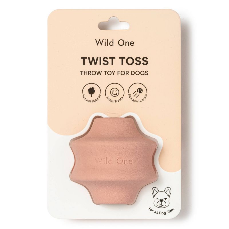 Wild One Twist Toss Interactive Dog Toy - Pink | Target