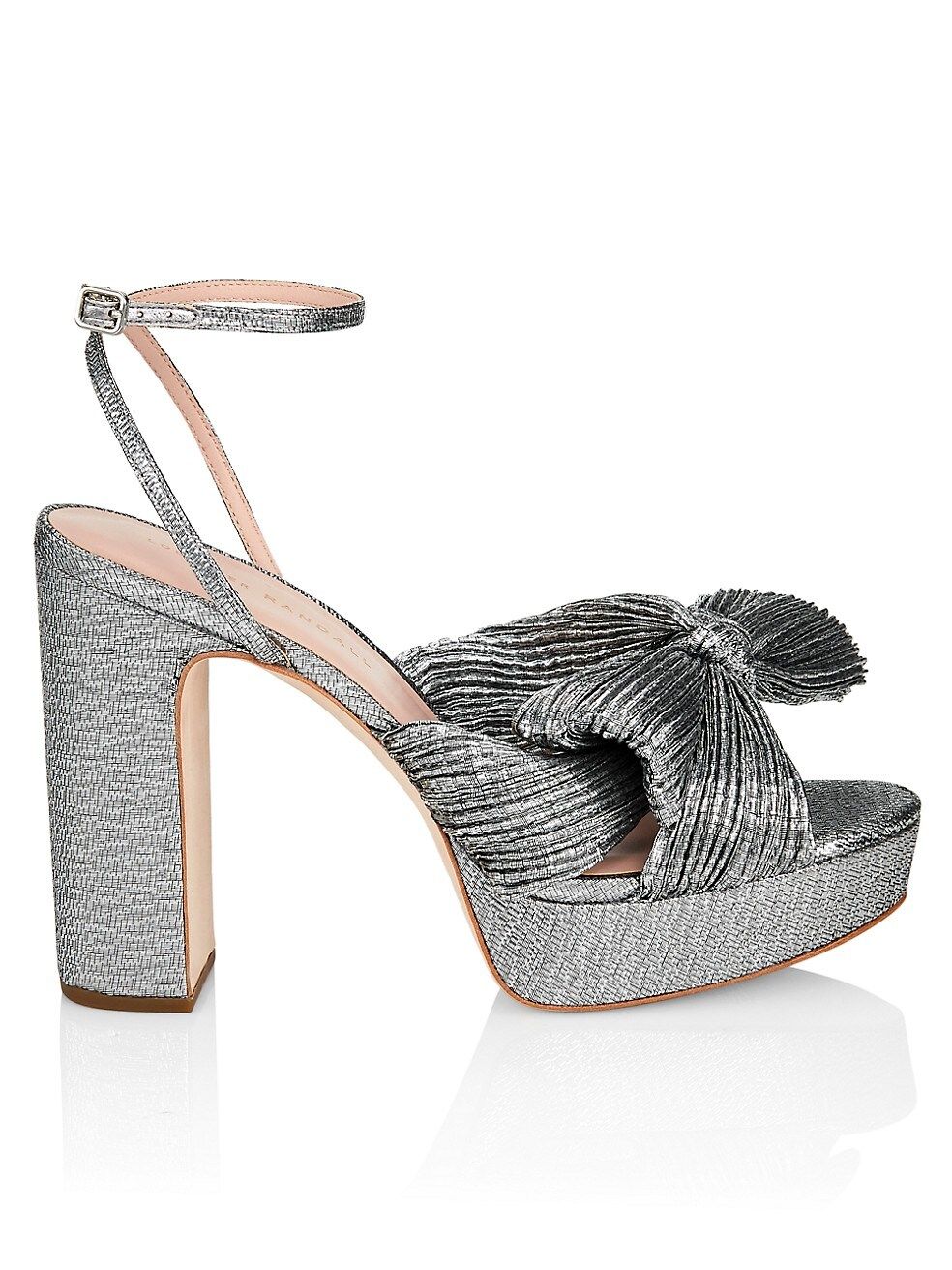 Loeffler Randall Natalia Pleated Platform Sandals | Saks Fifth Avenue