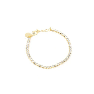 Morgan Bezel Tennis Bracelet | The Sis Kiss
