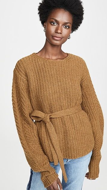 Nellie Classic Sweater with Voluminous Sleeves | Shopbop