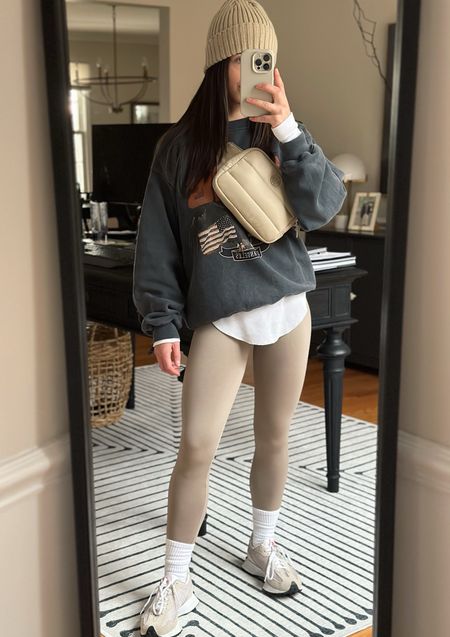 Athleisure wear still going strong in 2024, fitness looks, workout gear, casual outfit idea, mom on the go outfit, lululemon belt bag, new balance sneakers 

#LTKfitness #LTKshoecrush #LTKfindsunder100