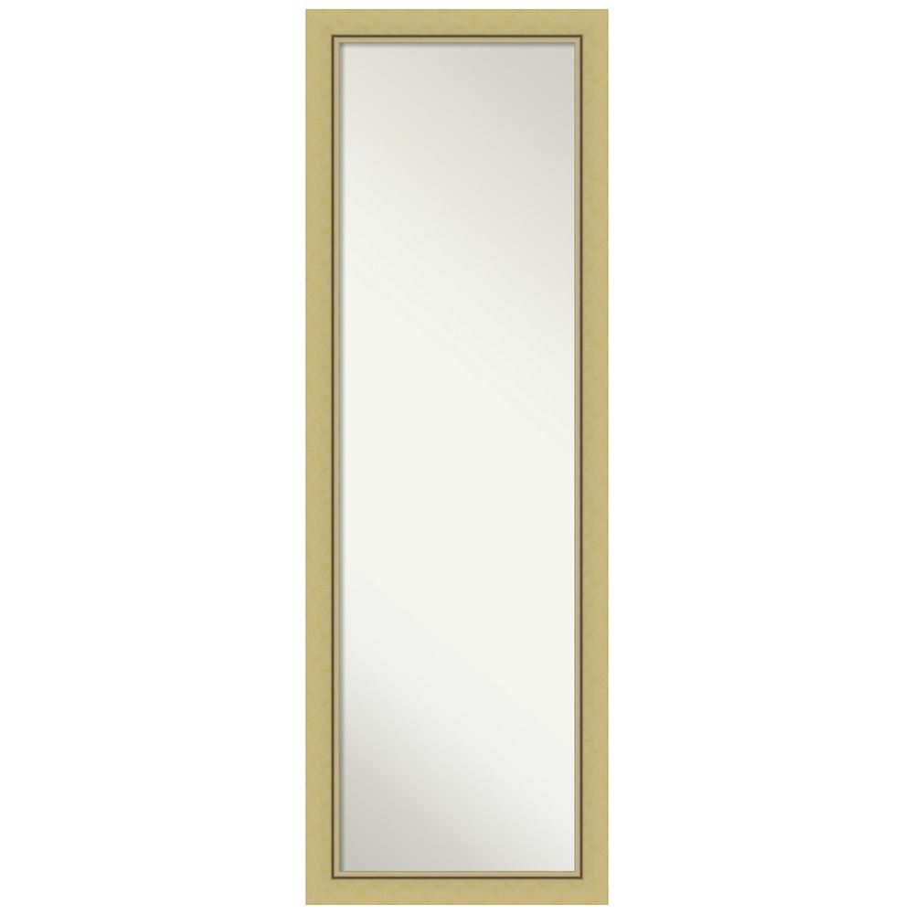 Amanti Art 17.38 in. x 51.38 in. Landon Gold Narrow on the Door Full Length Mirror DSW4593731 - T... | The Home Depot