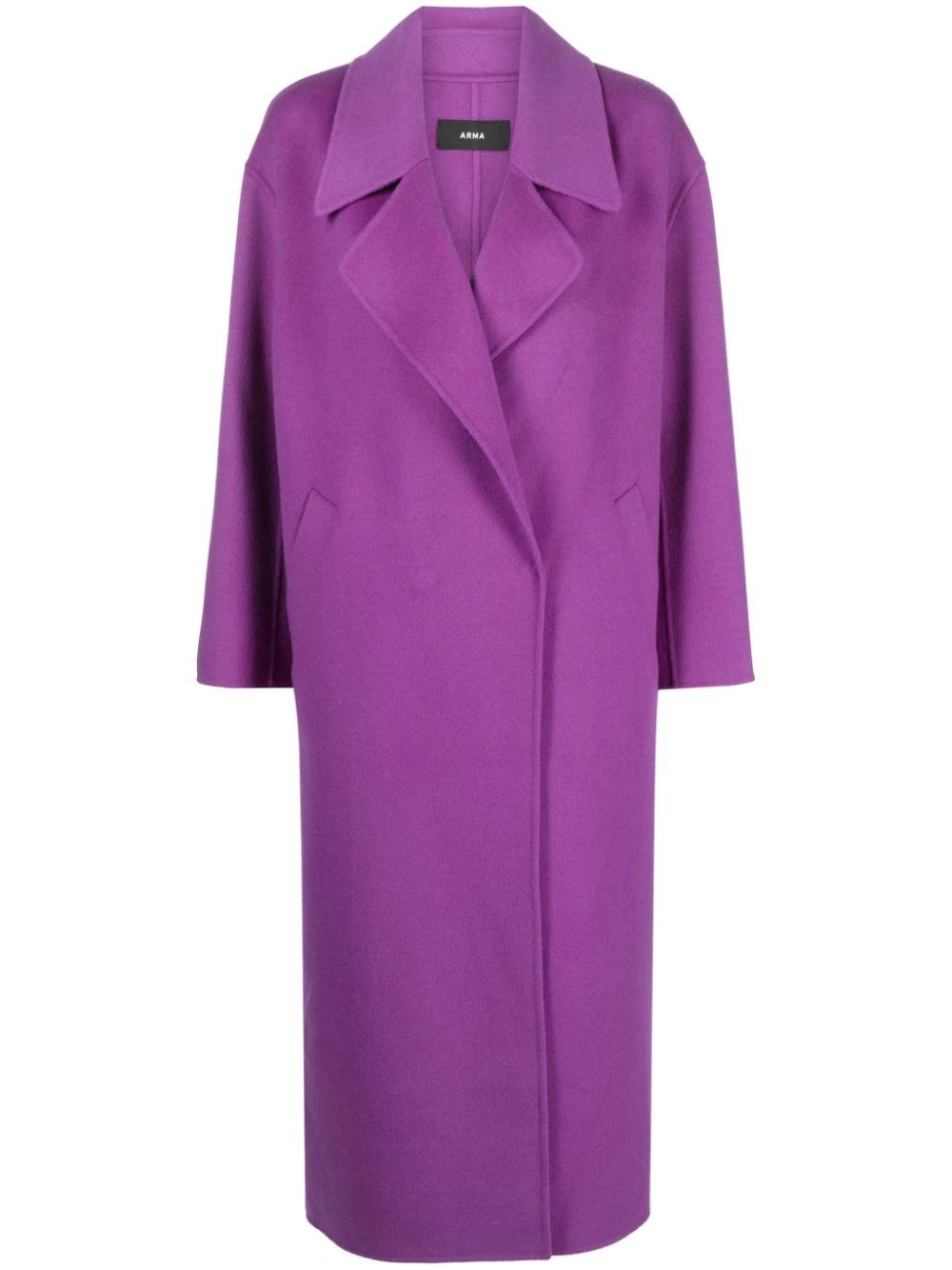 double-breasted wool maxi coat | Farfetch Global