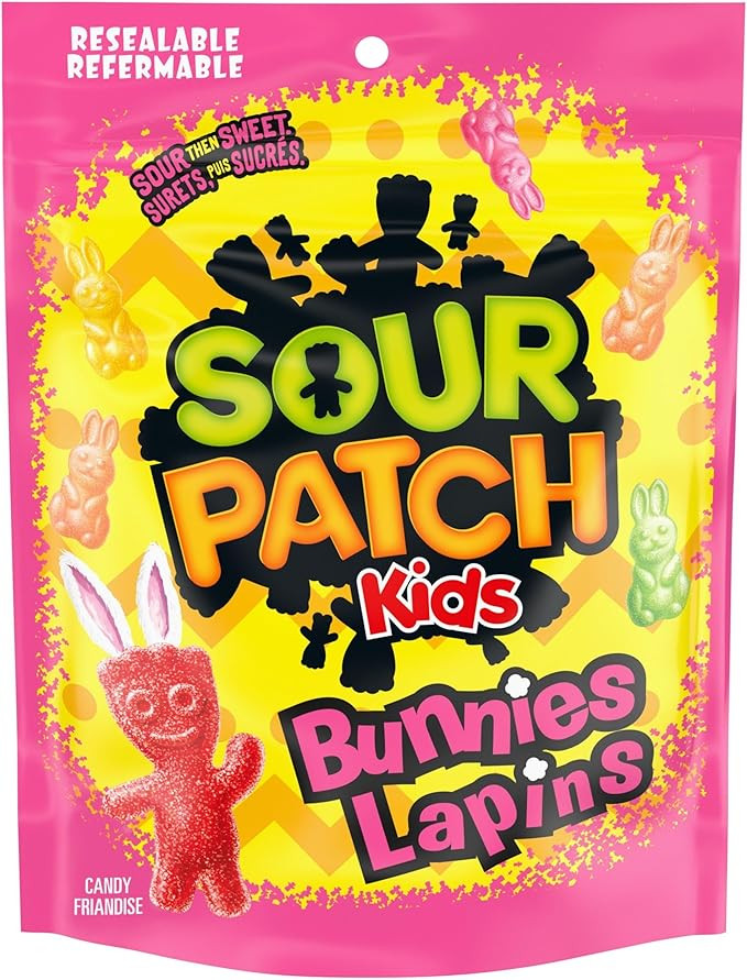 Sour Patch Kids, Bunnies Candy, Easter Candy, Sour Candy, Gummy Candy, Maynards, 315 g | Amazon (CA)