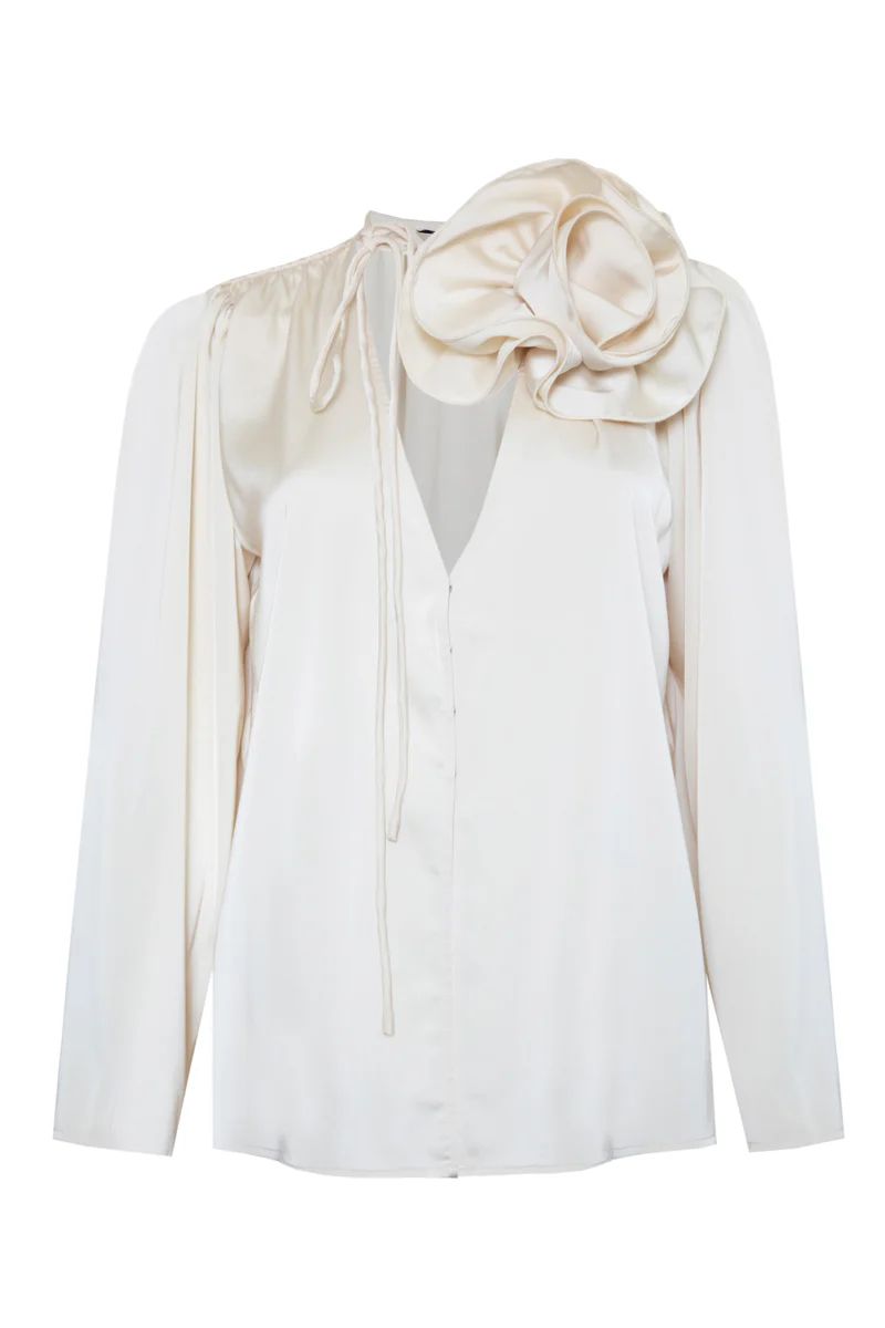 IMPERO BLOUSE IN CREAM | Jovonna London