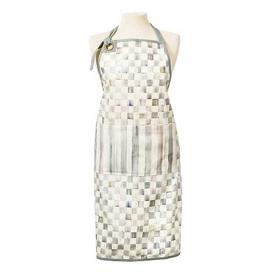 Sterling Check Bistro Apron | MacKenzie-Childs