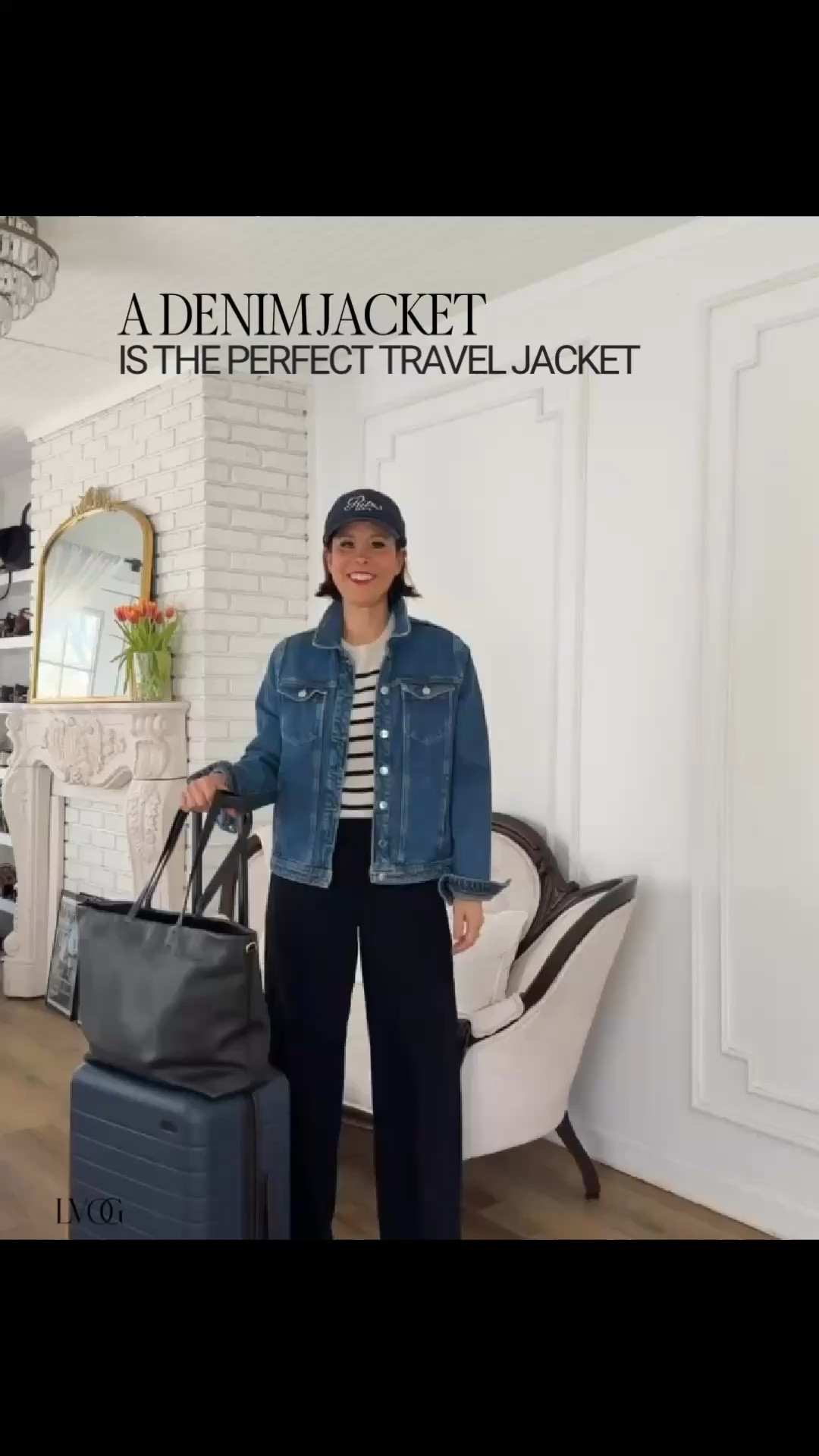 Denim jacket styling for a travel outfit!

#LTKgrwm #LTKSeasonal #LTKTravel