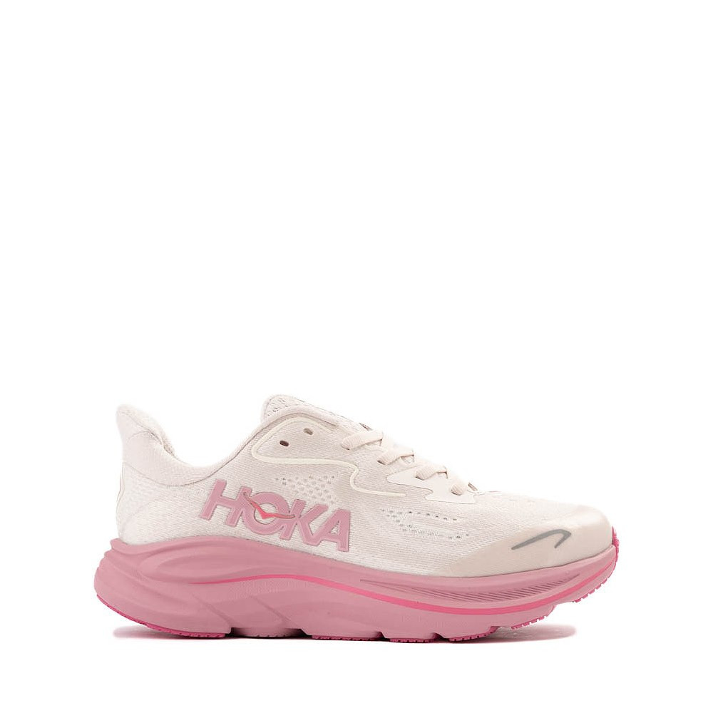 HOKA Clifton 10 Athletic Shoe - Big Kid - Rose Cream / Dried Rose | Journeys