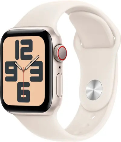 Refurbished Excellent - Apple Watch SE 2nd Generation (GPS+Cellular) 40mm Aluminum Case with Star... | Best Buy U.S.