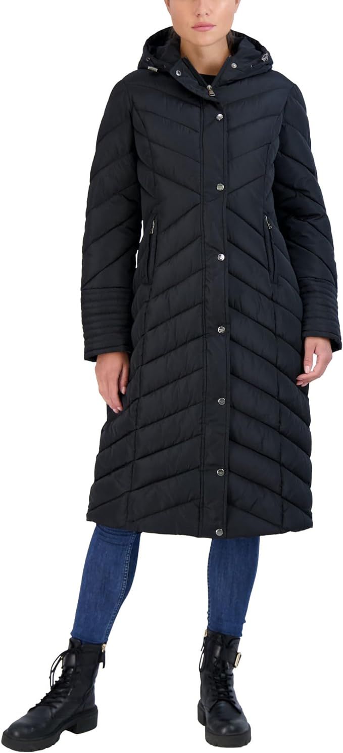 Madden Girl Women’s Winter Jacket – Long Length Quilted Maxi Puffer Parka Coat (S-3X) | Amazon (US)