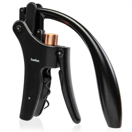Ivation Manual Wine Bottle Opener in Black at Nordstrom | Nordstrom