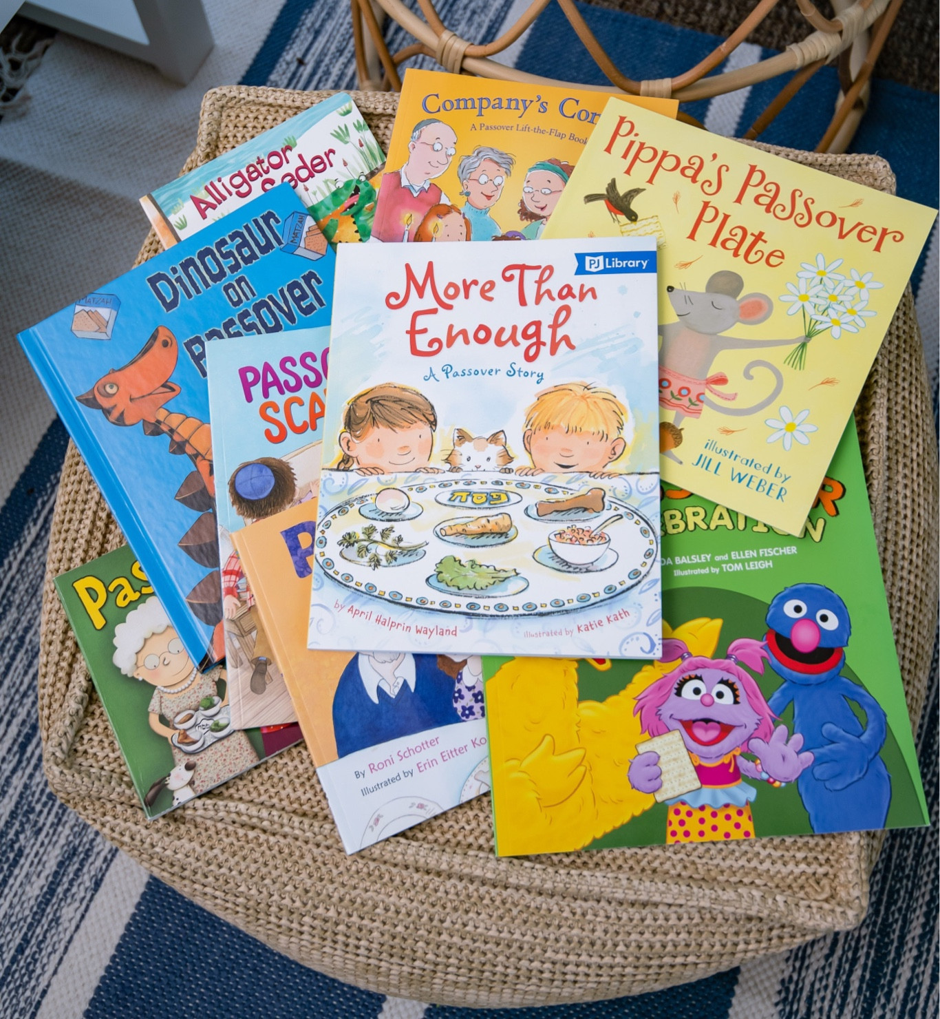 finally breaking out all of our #passover kids books // couldn’t be in de-nile for ever 🤪 🌊 // t minus 21 days until the first seder 🫓 

#LTKSeasonal #LTKkids #LTKfamily