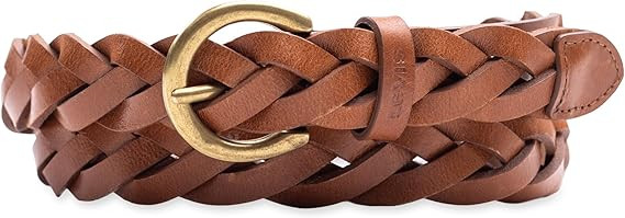 Levi's Women's Fully Adjustable Skinny Casual Leather Braided Belt for Jeans, Trousers and Dresse... | Amazon (US)