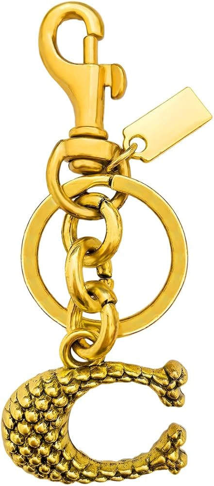Gold C Bag Charm for Handbag - Christmas Stocking Stuffers Gifts for Women - Purse Charms Keychai... | Amazon (US)