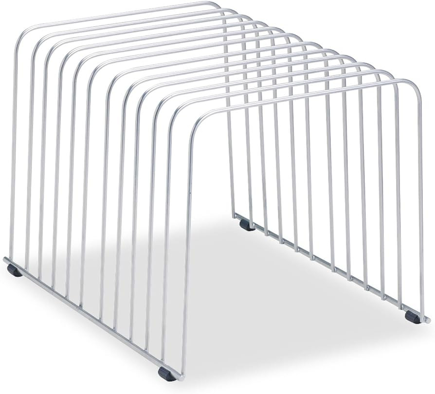 Fellowes 72012 Desktop Organizer, 11 Sections, 9" x 11.375" x 8", Wire, Silver | Amazon (US)