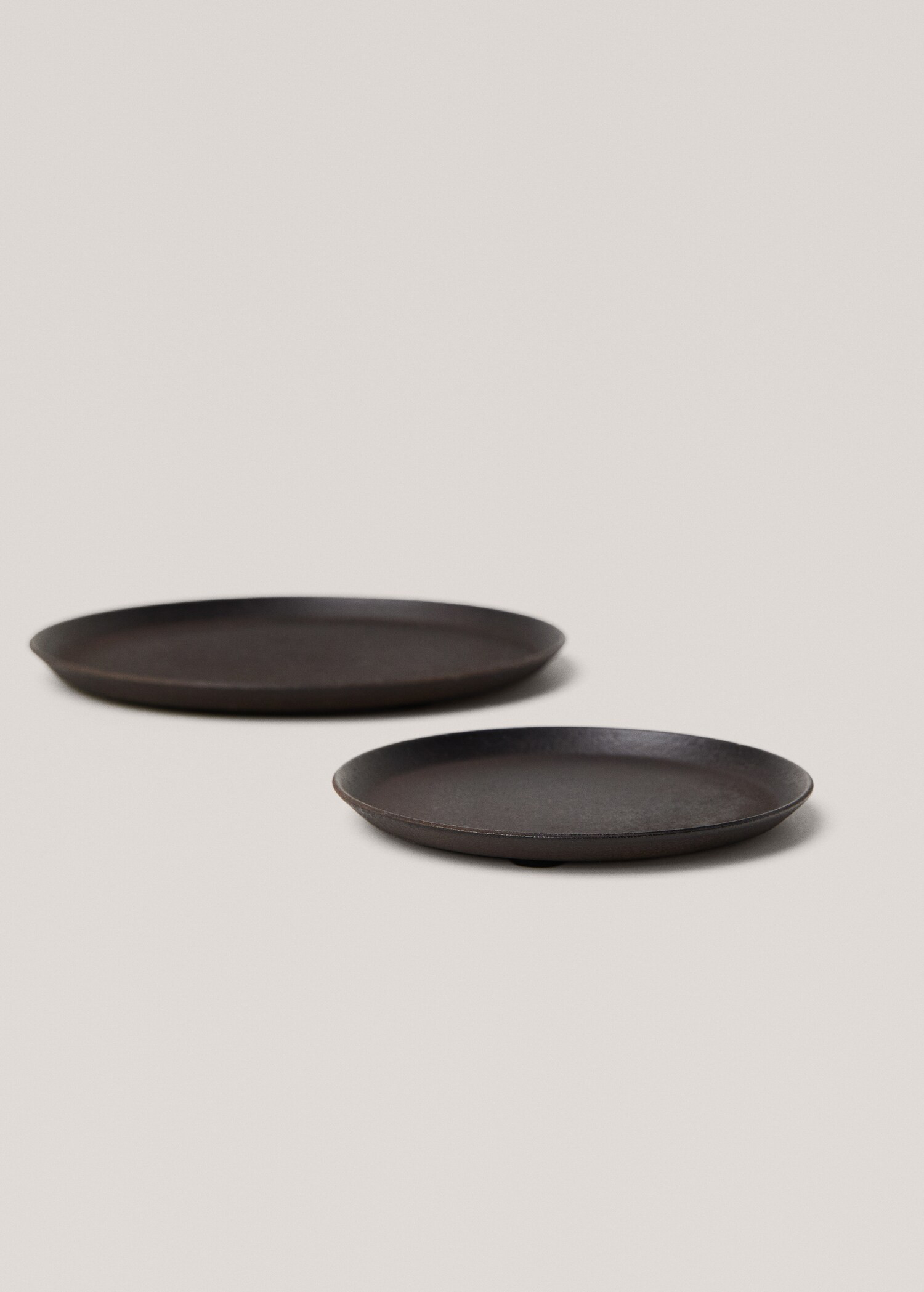 Decorative tray 100% iron 15,5x1cm | MANGO (US)