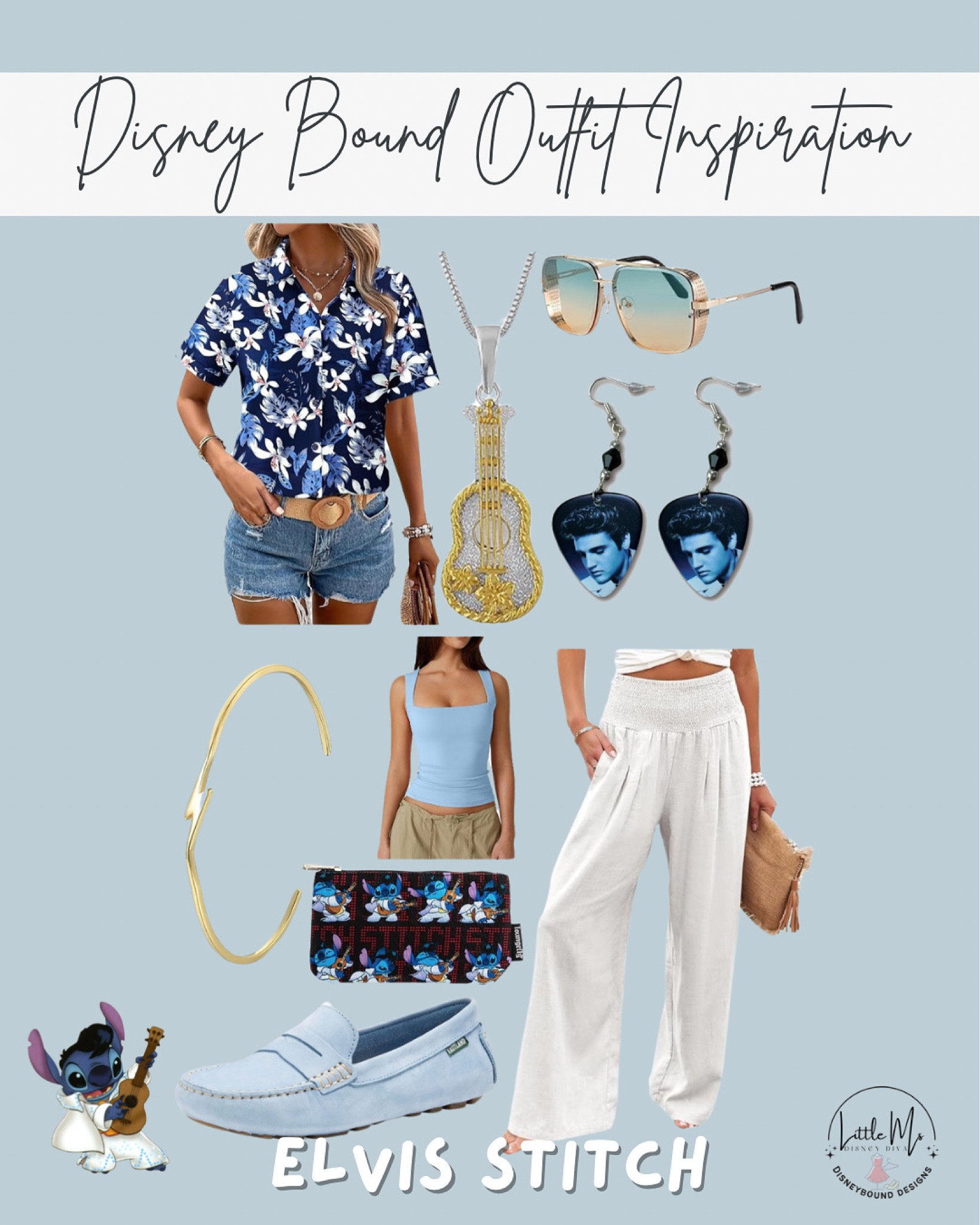 Elvis Stitch Disney Bound Outfit Inspiration

#LTKStyleTip #LTKMidsize #LTKOver40