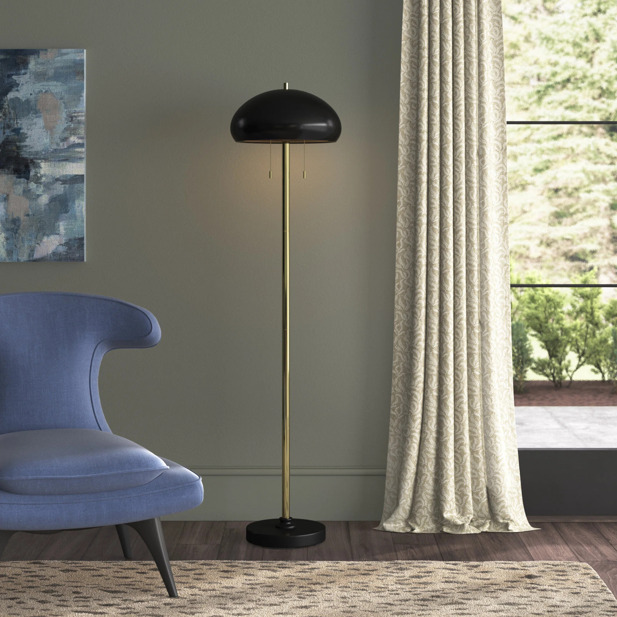 Damin 63.5'' Traditional Floor Lamp | Wayfair North America