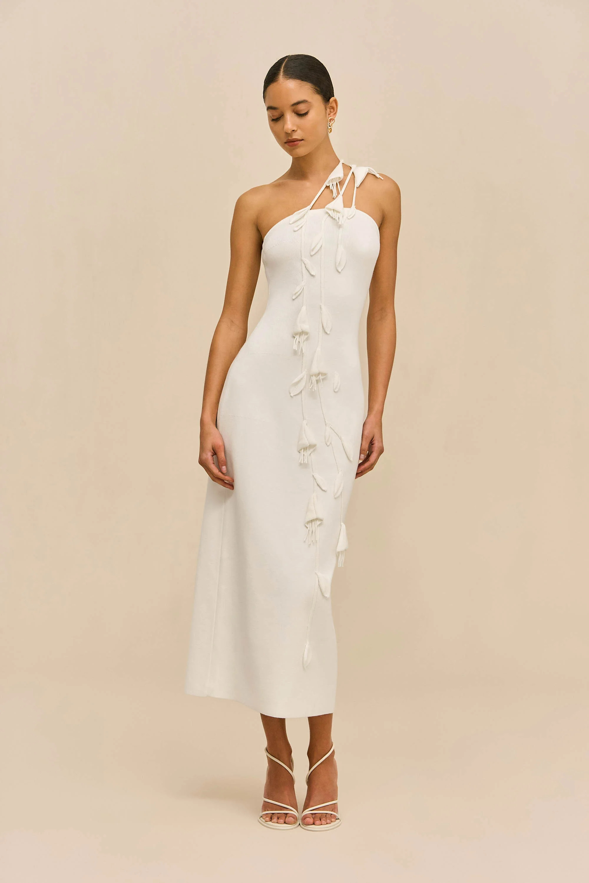 JILLY KNIT DRESS - OFF WHITE | Cult Gaia - US