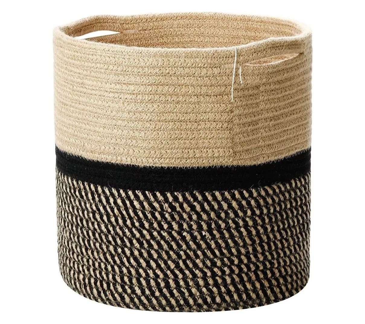 True & Tidy Cotton Rope Storage Basket - QVC.com | QVC