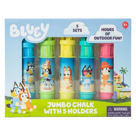 Bluey™ Jumbo Chalk With Holders 5-Pack | Five Below