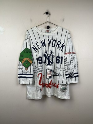 Vintage New York Yankees T-shirt Mens Large 1961 MLB World Champions Cooperstown | eBay US