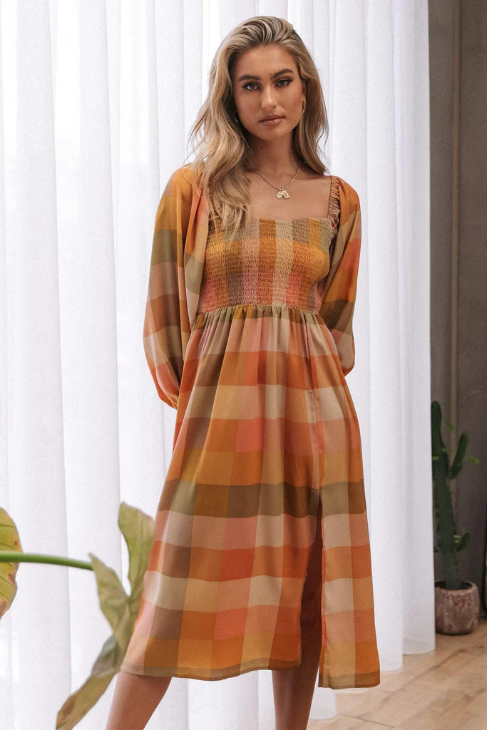 Nazzano Dress - Rust | Petal & Pup (US)