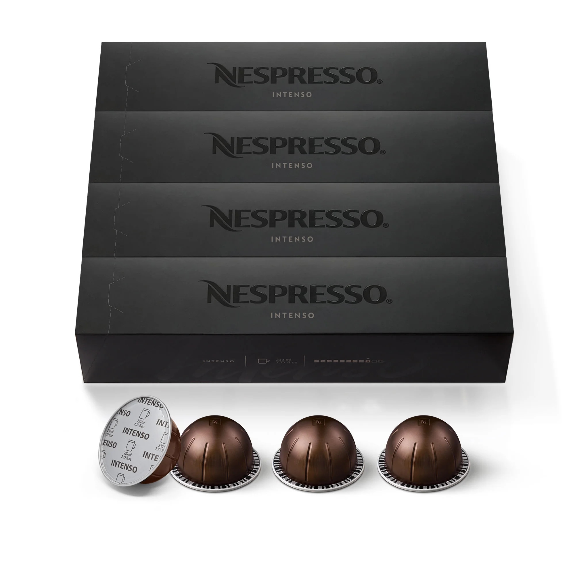 Nespresso Intenso, Dark Roast Coffee Pods, 40 Ct (4 Boxes of 10) | Walmart (US)