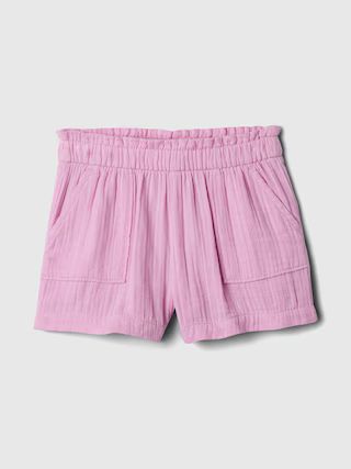 babyGap Crinkle Gauze Pull-On Shorts | Gap (US)