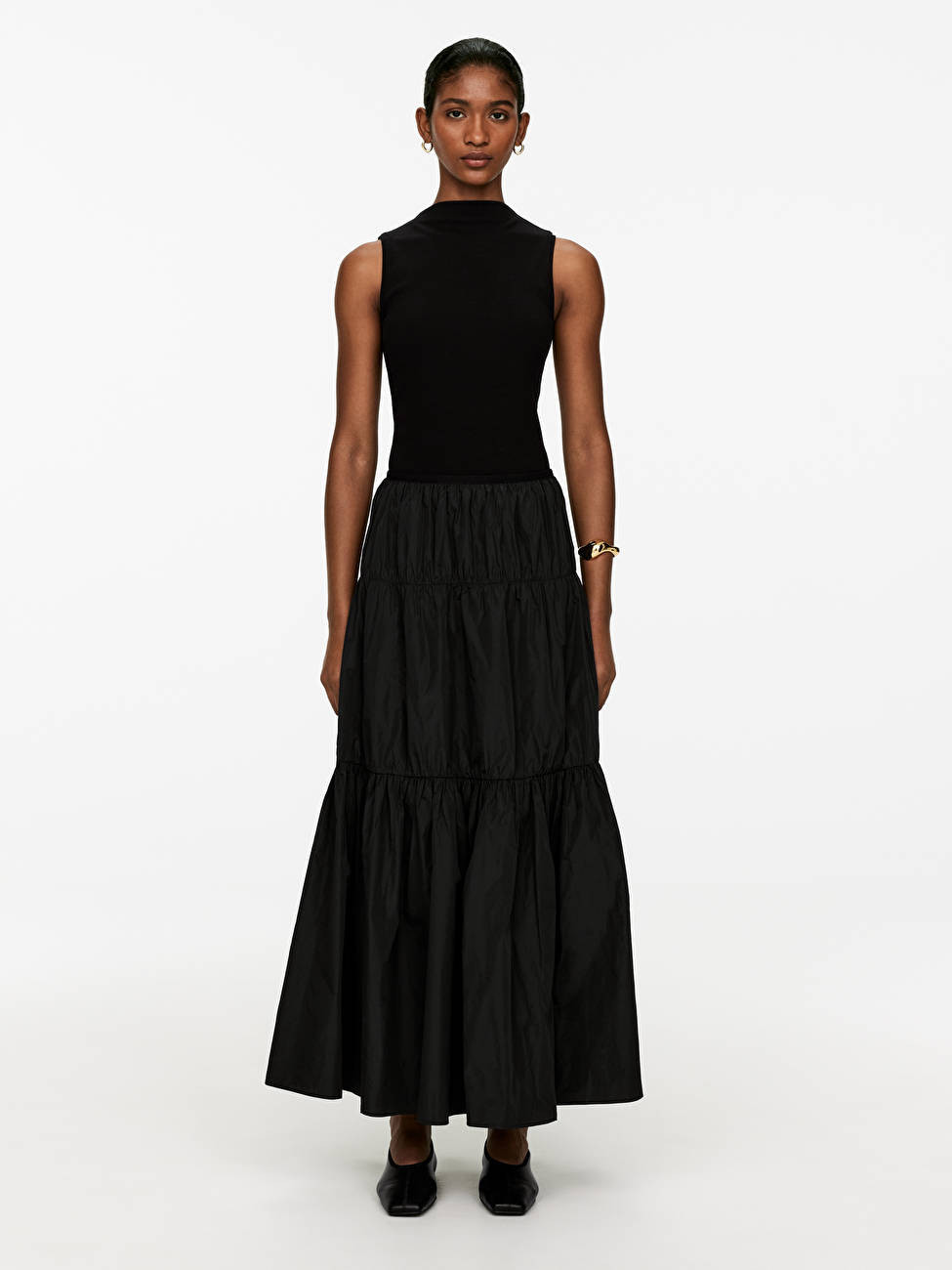 Tiered Maxi Skirt | ARKET (US&UK)