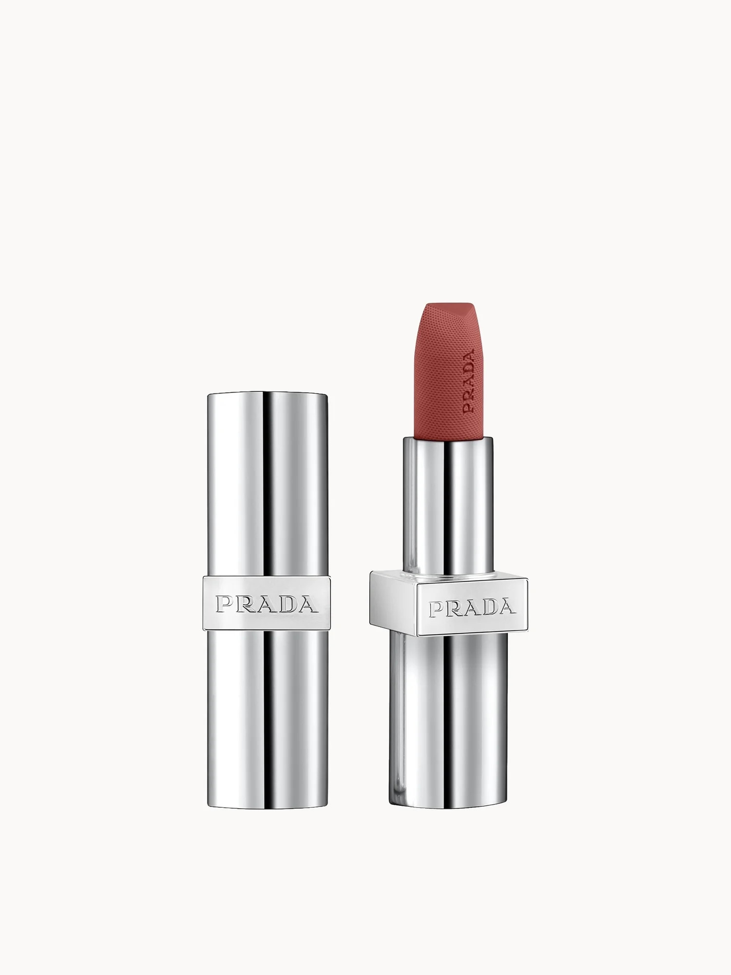 Prada Soft Matte Rouge Lipstick 3.8g (Various Shades) - O176 - Nacarat | Look Fantastic (UK)