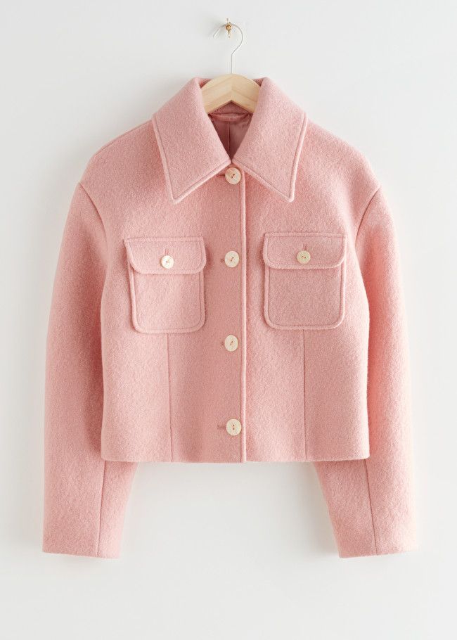 Buttoned Patch Pocket Wool Jacket | & Other Stories (EU + UK)