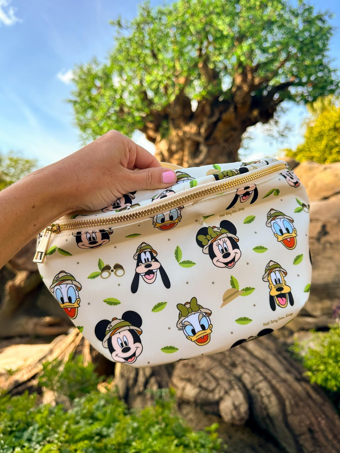 Animal Kingdom Fanny Pack Safari Mickey Safari Minnie Fanny Pack. Animal Kingdom Minnie Animal Ki... | Etsy (US)