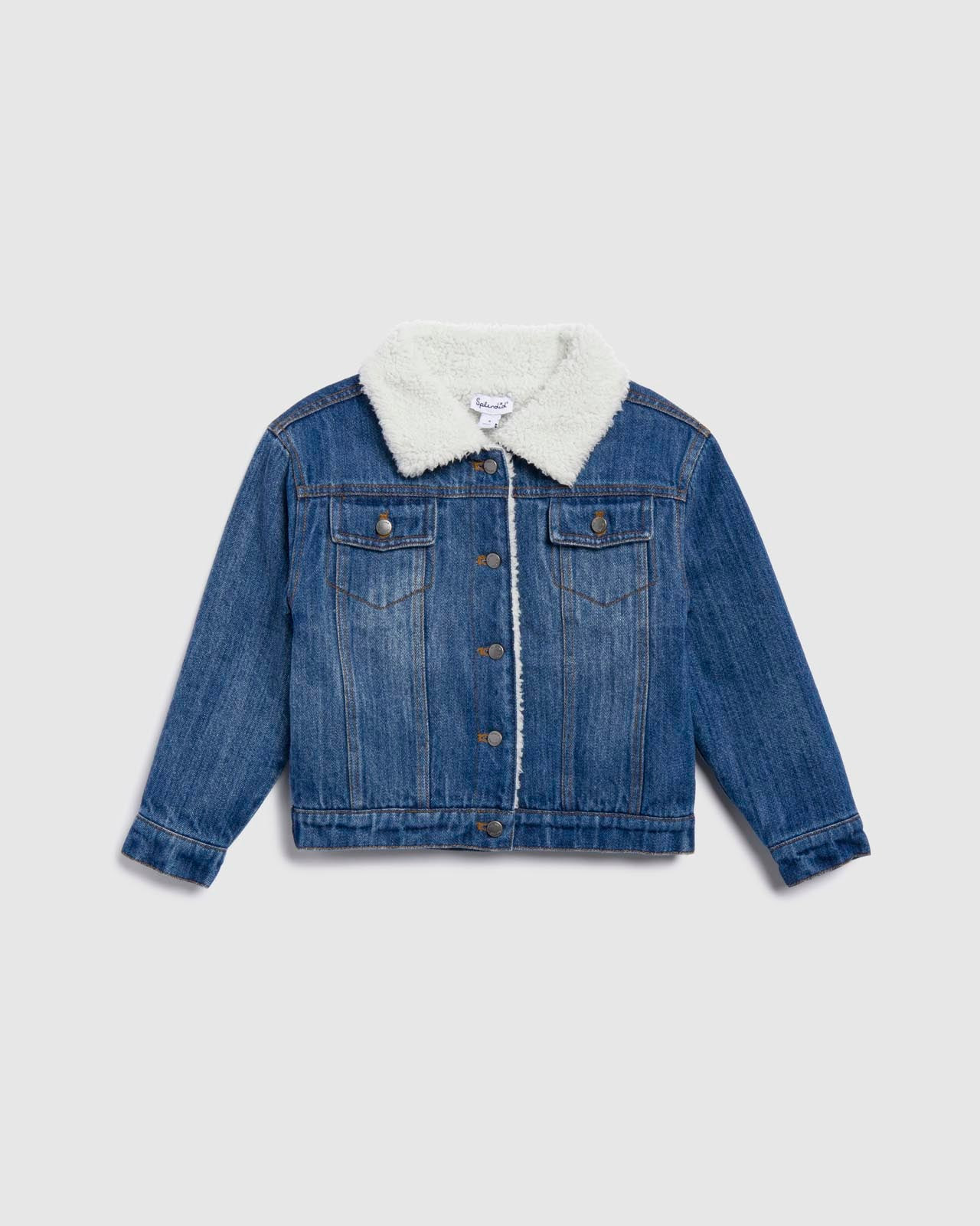 Toddler Boys Sherpa Denim Jacket | Splendid